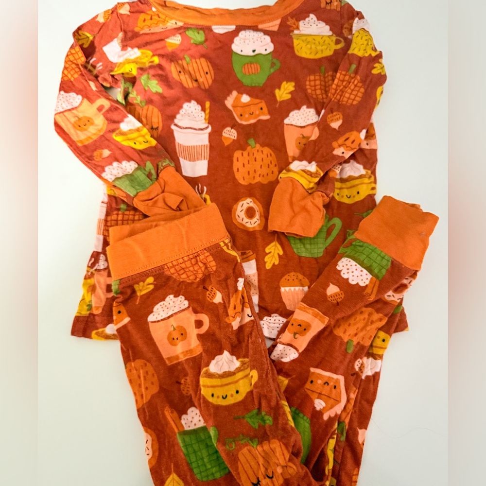 Little sleepies pumpkin spice pajamas